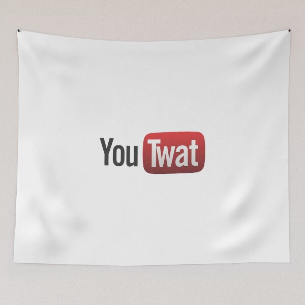Item preview, YouTwat - YouTube Logo designed and sold by BlueWallDesigns.
