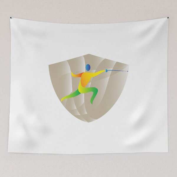 Item preview, Fencing Side Shield Retro designed and sold by patrimonio.