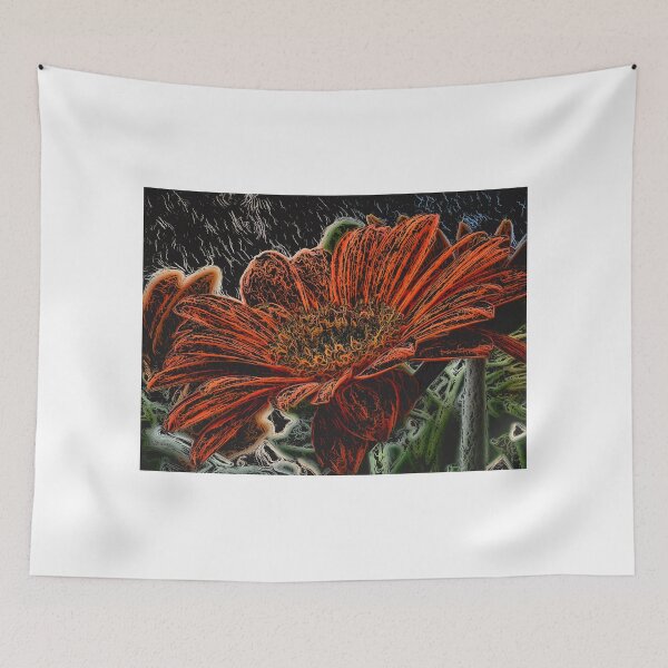 Item preview, Orange Daisy on a Stem designed and sold by PrintArtdotUS.
