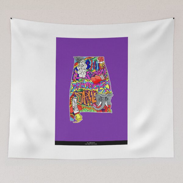 Item preview, ALABAMA STATE designed and sold by thespiltink.