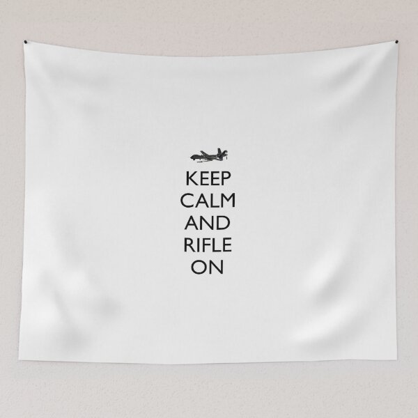 Item preview, Keep Calm and Rifle On (MQ-9) designed and sold by LoneSheepdog.