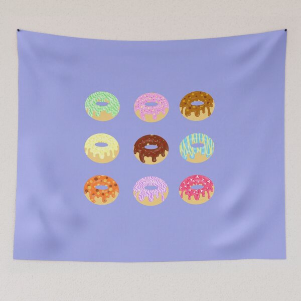 Item preview, Yummy Pastel Pattern Donuts Doughnuts  designed and sold by NAB92.