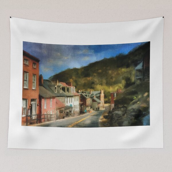 Item preview, High Street In The Early Evening designed and sold by Lois  Bryan.