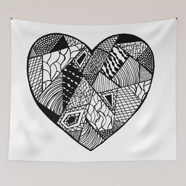 Item preview, Patchwork Heart designed and sold by Emma Barker.