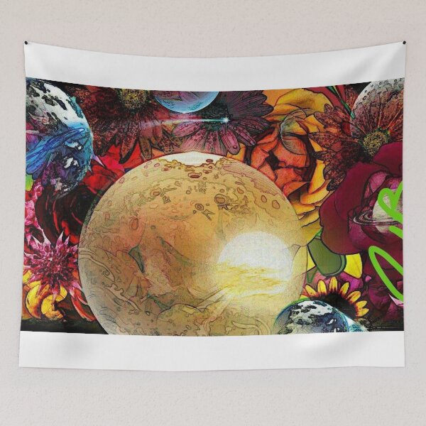 Item preview, Flower and Planet Garden designed and sold by cataleabianco.