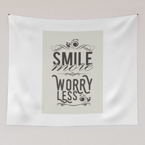 Item preview, Smile more worry less designed and sold by nektarinchen.