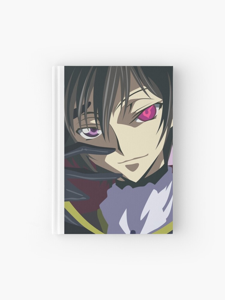 Lelouch Vi Britannia Code Geass Vector Art Hardcover Journal By Caelyngreaves Redbubble