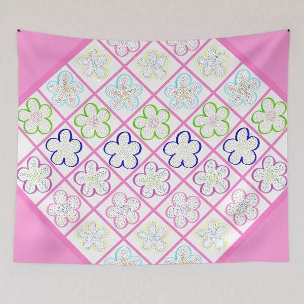 Item preview, Freckled Flowers Quilt designed and sold by Irina Sztukowski.