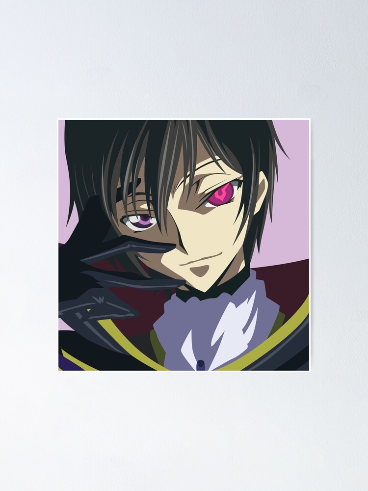 Lelouch Vi Britannia Code Geass Vector Art Poster For Sale By Caelyngreaves Redbubble 1162