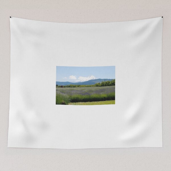 Item preview, Lavender Field with Mount Hood designed and sold by Deborah Singer.