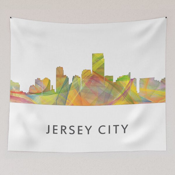 Item preview, Jersey City, New Jersey Skyline designed and sold by Marlene Watson-Hall.