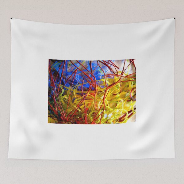 Item preview, The Red Bush - Photograph of Mixed Media Work designed and sold by Heatherian.