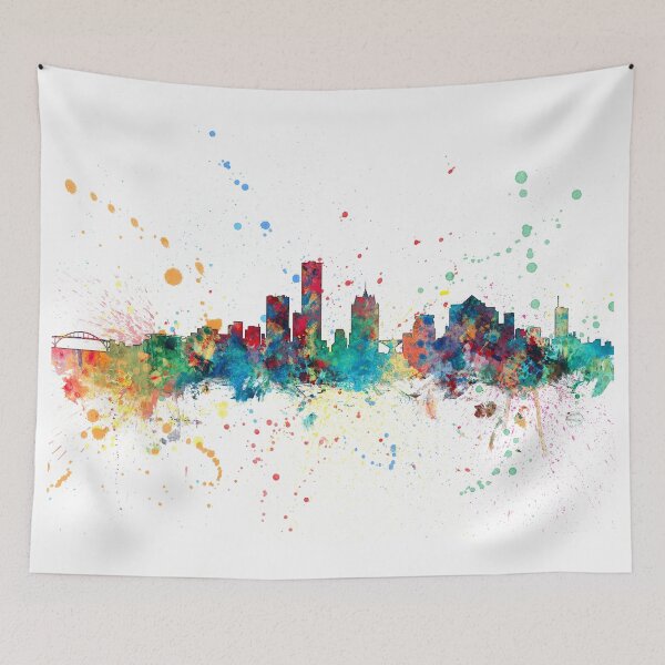 Item preview, Milwaukee Wisconsin Skyline designed and sold by ArtPrints.