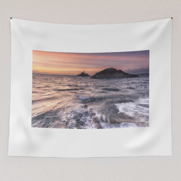 Item preview, Mumbles lighthouse Swansea Bay designed and sold by Leighton Collins.