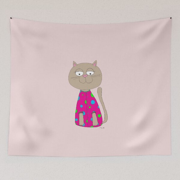 Item preview, Cat in Jammy Jam's :) designed and sold by Tricia Michael.