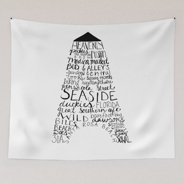 Item preview, Hand Lettered-Seaside, Florida designed and sold by Reagan Richard.