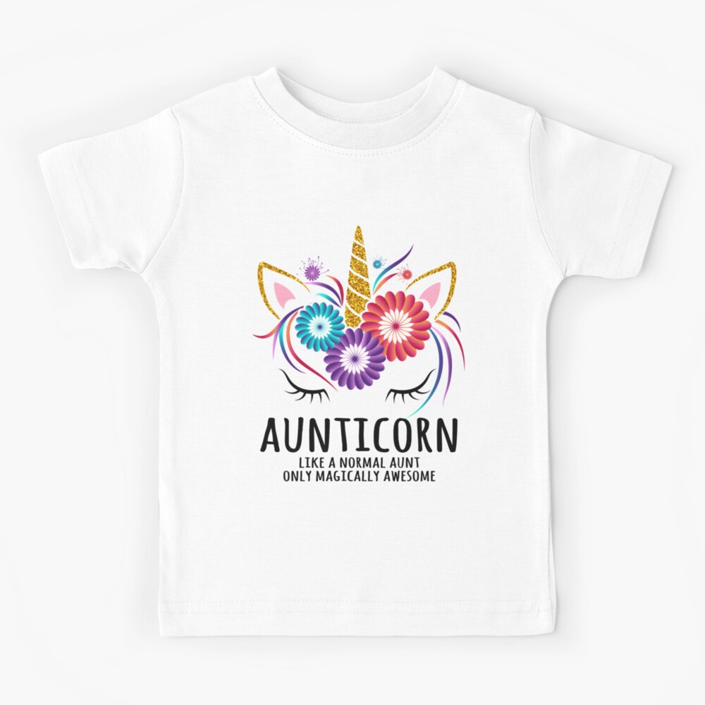 Unicorn Aunt T Shirt