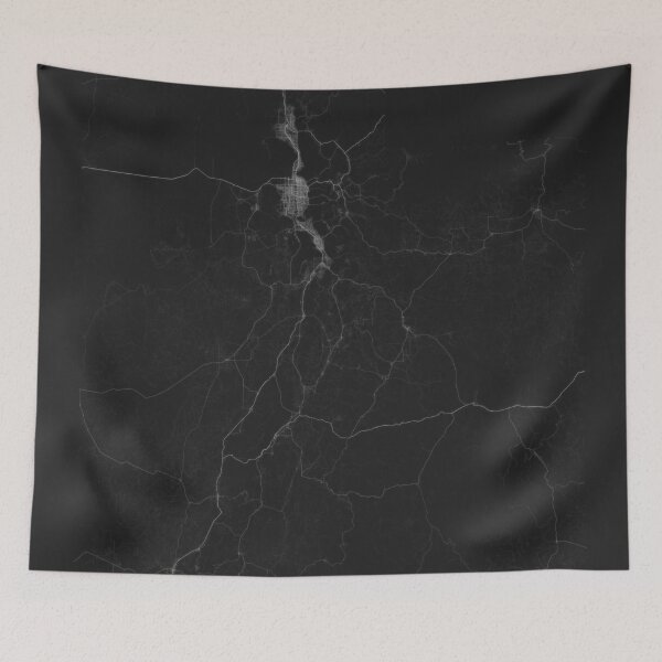 Item preview, Roads of Utah. (White on black) designed and sold by Graphical-Maps.