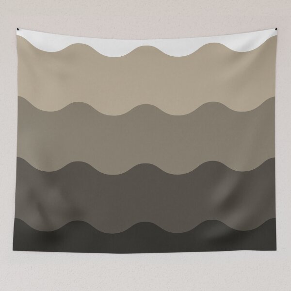 Item preview, WarmGrey Thick Ombre Waves designed and sold by ImageNugget.