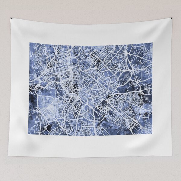 Item preview, Rome Italy City Street Map designed and sold by ArtPrints.