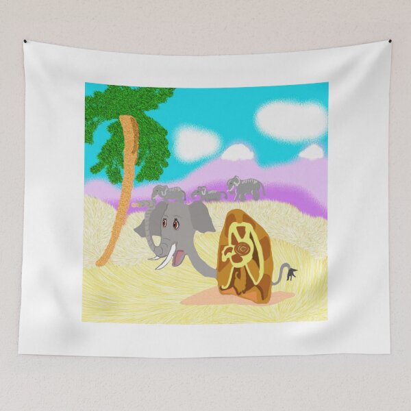 Item preview, Snail Elephant Doris Finds A Peanut Out On The Great African Veldt designed and sold by pinkyjainpan.