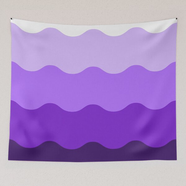 Item preview, Purple Thick Ombre Waves designed and sold by ImageNugget.