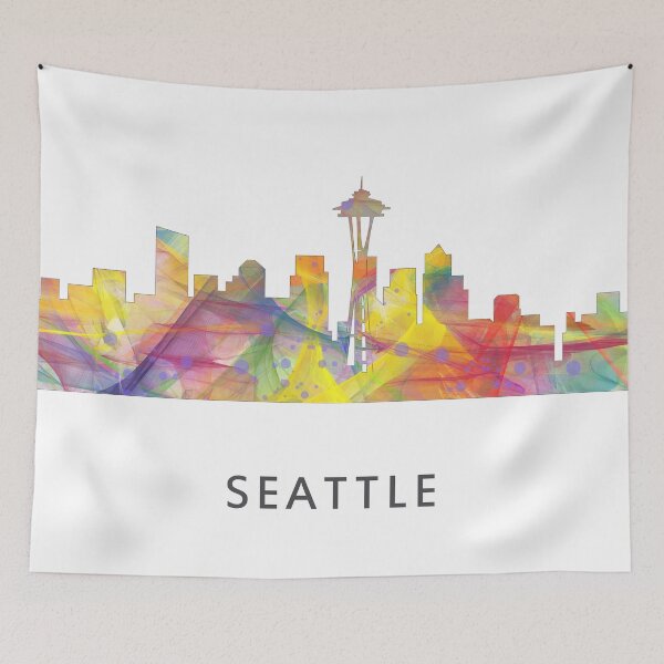 Item preview, Seattle, Washington Skyline WB1 designed and sold by Marlene Watson-Hall.