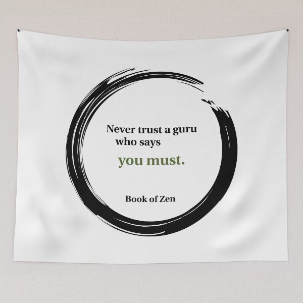 Item preview, Inspirational Quote About Gurus designed and sold by bookofzen.
