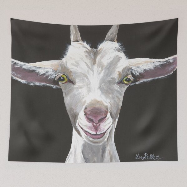 Item preview, Patsy Goat Art designed and sold by leekellerart.