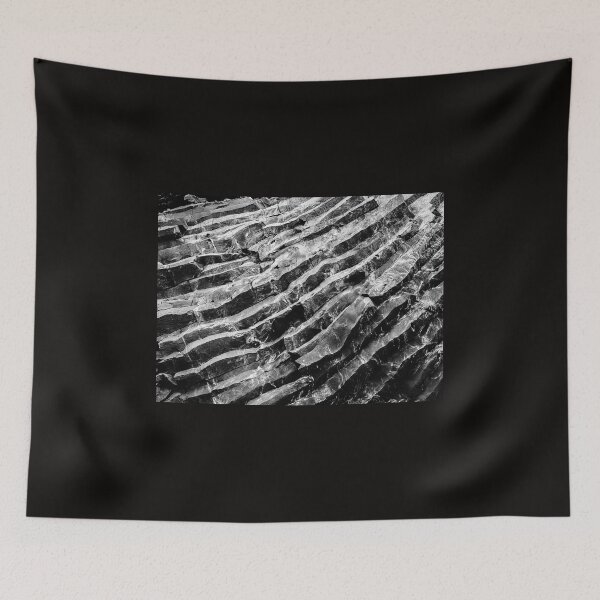 Item preview, Abstract Black and White Rocks designed and sold by Dannie Davidson.