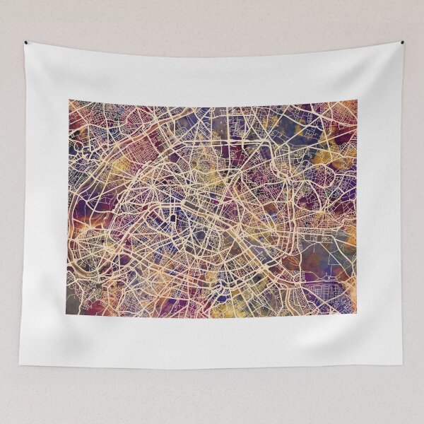 Item preview, Paris France City Street Map designed and sold by ArtPrints.