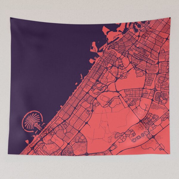Item preview, Dubai Map designed and sold by duzhd.