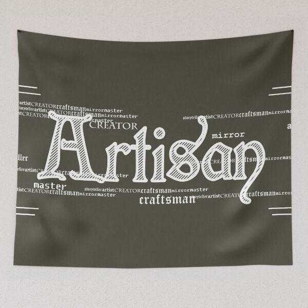 Item preview, Artisan - white designed and sold by SquareDog.