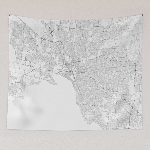 Item preview, Melburn Map  designed and sold by duzhd.
