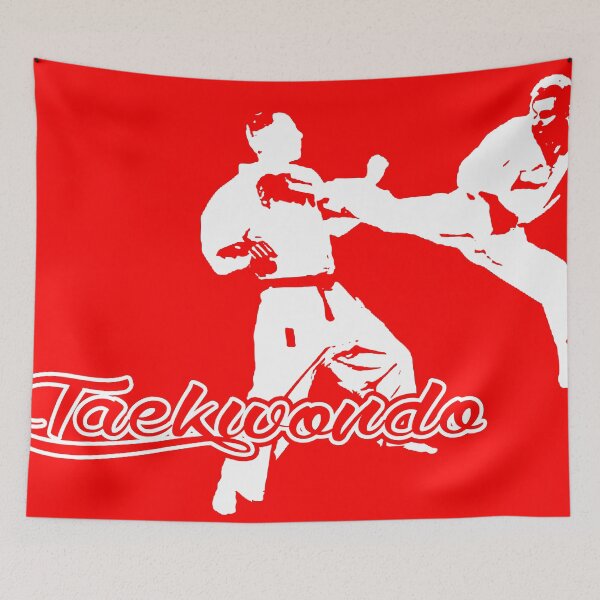 Item preview, Taekwondo Jumping Back Kick Red  designed and sold by yin888.