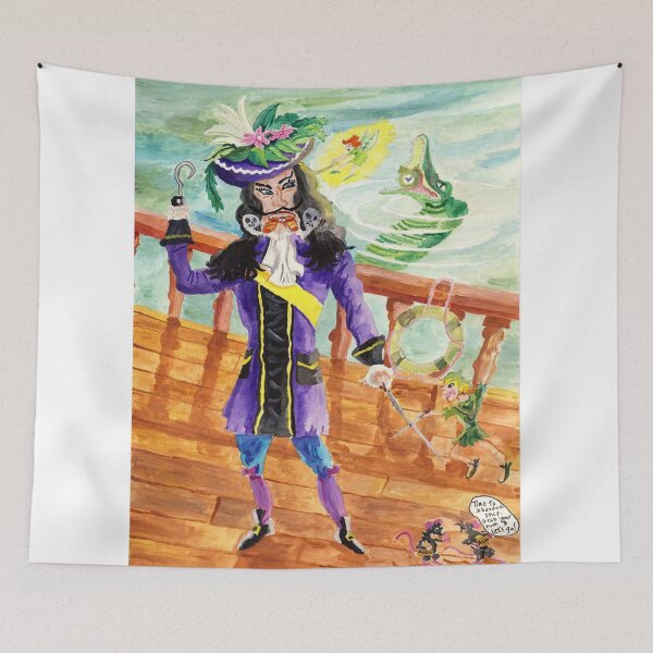 Item preview, Peter Pan And Captain Hook designed and sold by pinkyjainpan.