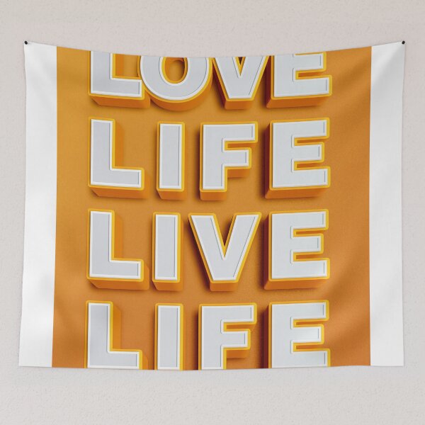 Item preview, Love Life Live Life designed and sold by rob art | illustration.