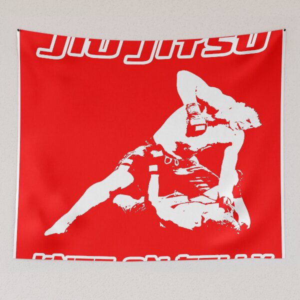 Item preview, Brazilian Jiu Jitsu Knee On Belly Red  designed and sold by yin888.
