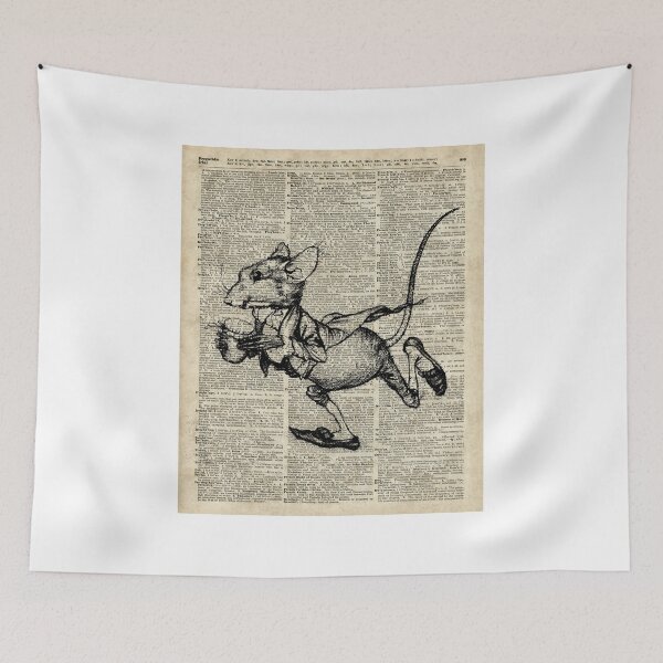 Item preview, Running Mouse Over Old Book Page designed and sold by DictionaryArt.