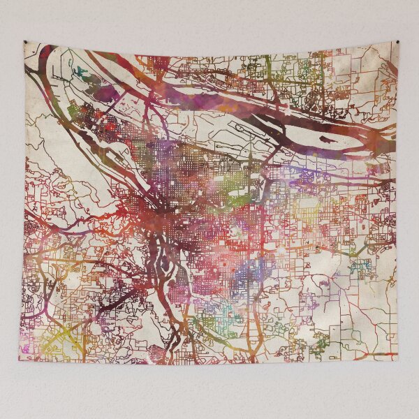 Item preview, Portland map designed and sold by MapMapMaps.
