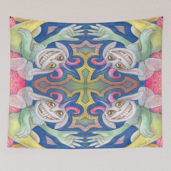 Item preview, Extrovert pattern version 2 (square) designed and sold by snailmakesart.
