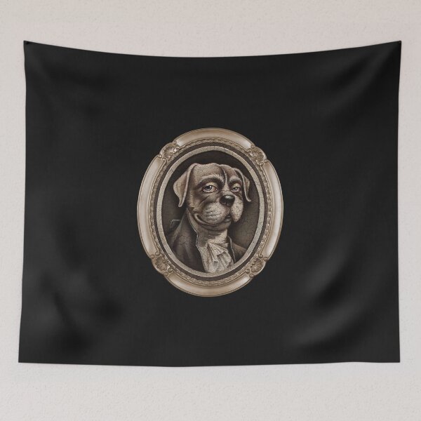 Item preview, "In Dog We Trust" (portrait , with oval frame) designed and sold by Dale  Sizer.