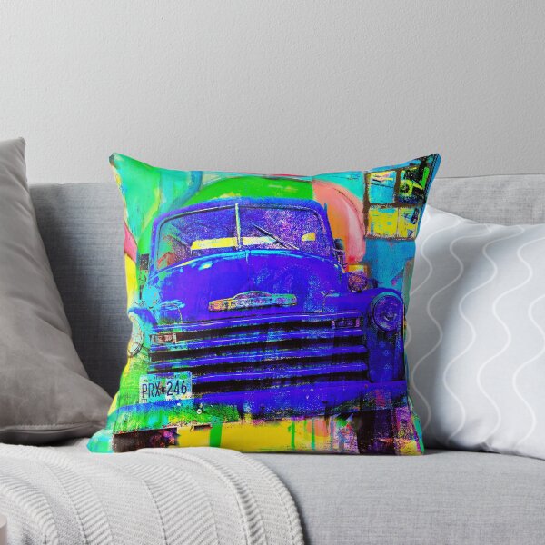 Item preview, Old Blue Truck Abstract designed and sold by Susan Stone.