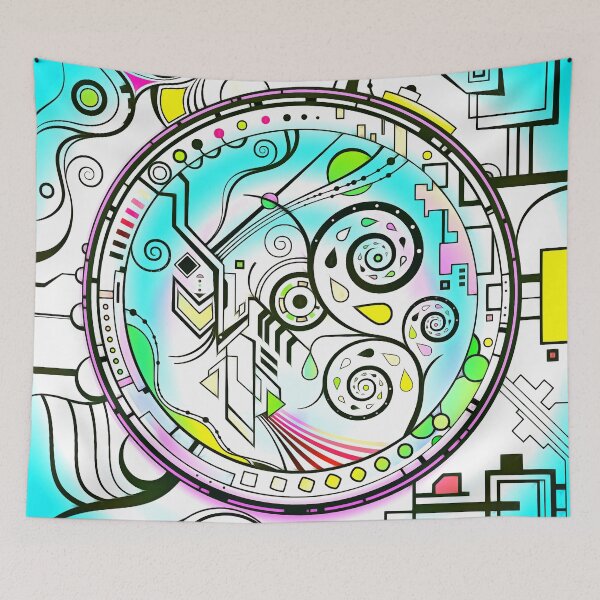 Item preview, Brain L-R Harmonizer Mandala blue designed and sold by Roman Babaevskiy.