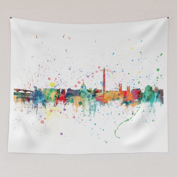 Item preview, Washington DC Skyline designed and sold by ArtPrints.