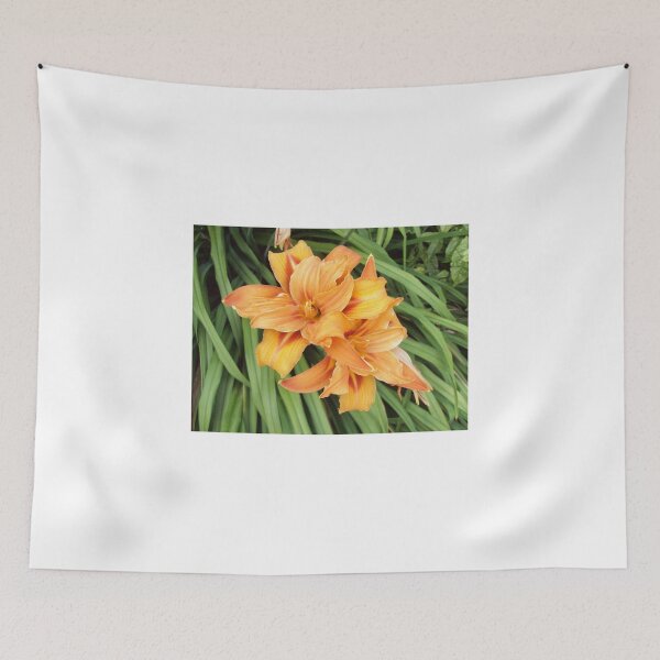 Item preview, Orange Lilies on Green designed and sold by TataniaRosa.