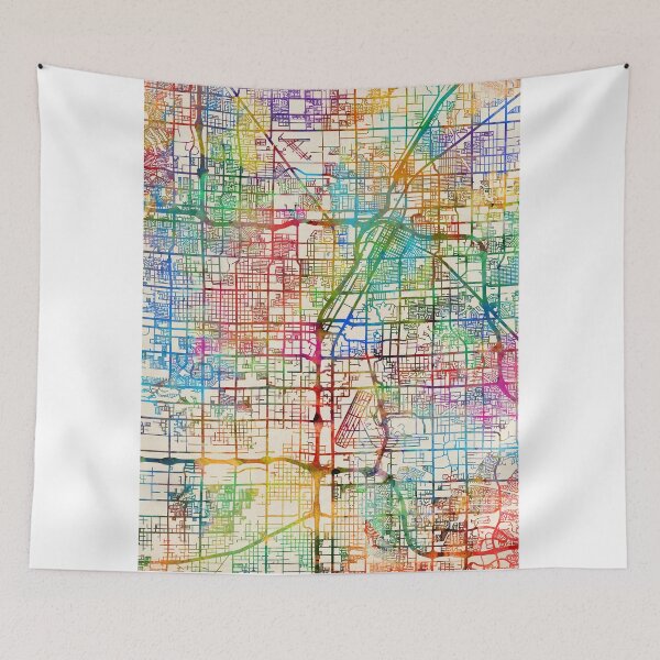 Item preview, Las Vegas City Street Map designed and sold by ArtPrints.