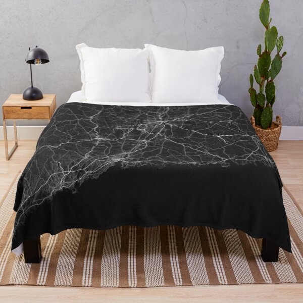 Item preview, Roads of Connecticut. (White on black) designed and sold by Graphical-Maps.