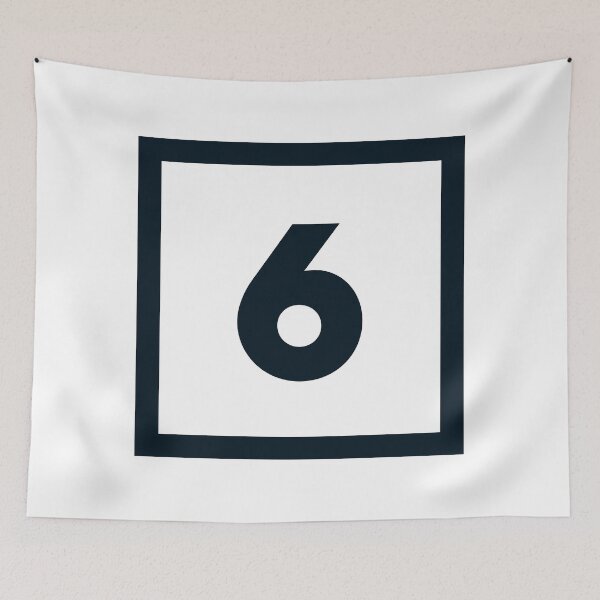 Item preview, Alphabet "6" designed and sold by Hell-Prints.