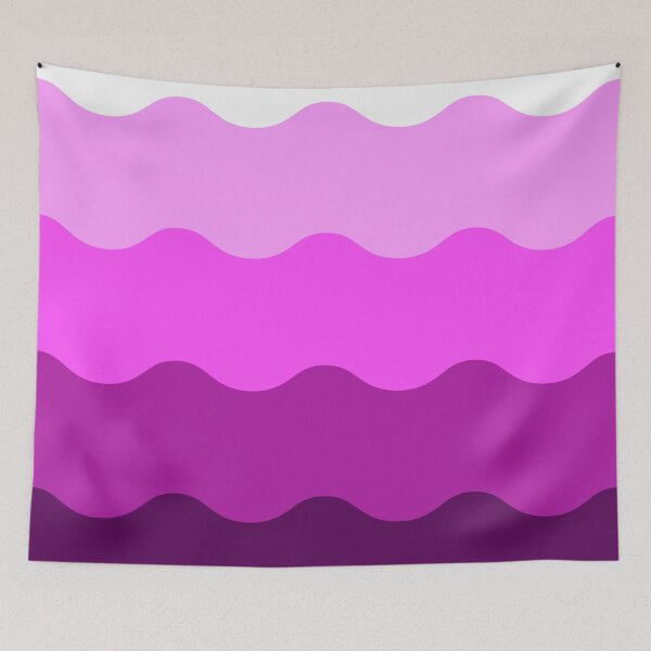Item preview, Magenta Thick Ombre Waves designed and sold by ImageNugget.